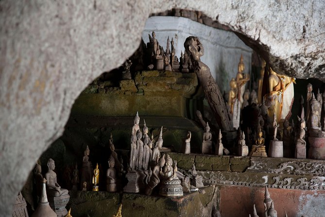 Full day / Half Day Kayaking and Pak Ou Caves with optional sunset cruise - Reaching Pak Ou Caves at the river junction