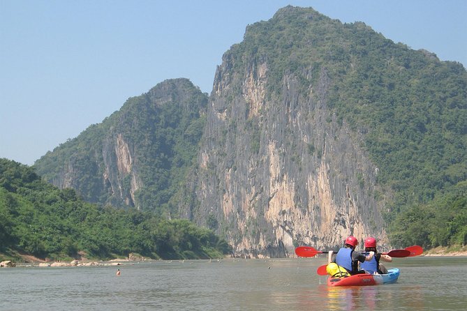 FULL DAY – Kuang Si Waterfall, Kayak on the Nam Ou / Mekong River, Pak Ou Caves - Pak Ou Caves and the meeting of two rivers