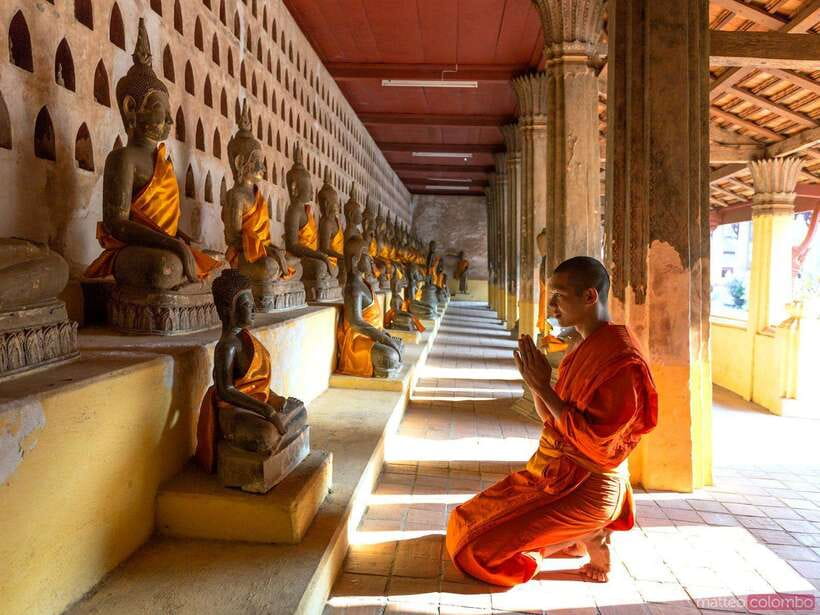 Half Day Exploring the Charms of Vientiane and hotel pickup - Wat Sisaket and the Buddha-lined walls