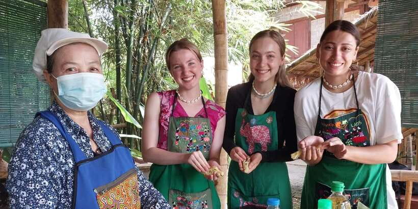 Luang Prabang: Bamboo Experience & Kuang Si Falls Tour - How the day is organized from Luang Prabang