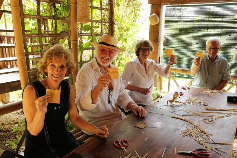 Luang Prabang: Bamboo Weaving Workshop & Cooking Class - A Bamboo House Outside Luang Prabang