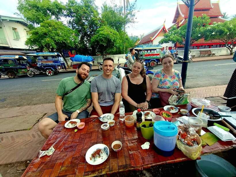 Luang Prabang: Foodie Walking Tour & Monk Blessing - Starting with Luang Prabang food, not a sightseeing checklist