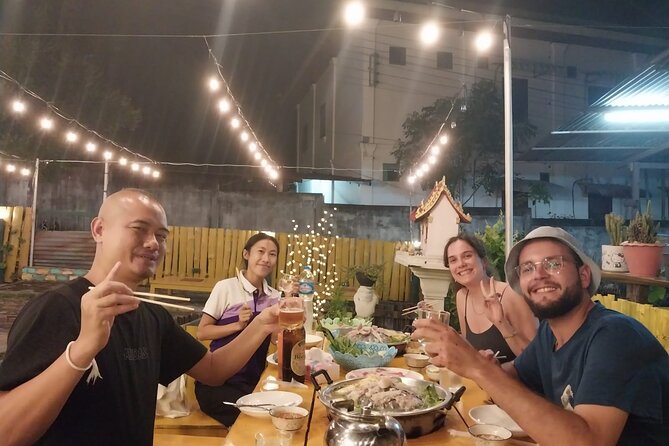 Luang Prabang Mekong Sunset Cruise and Hot Pot Dinner - SinDat hot pot gives the evening its local flavor