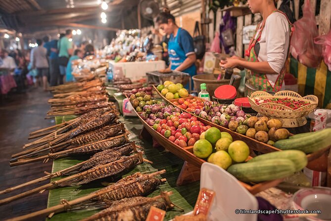 Luang Prabang Street Food Culture, Paper Handicraft Village Tour - A morning market that teaches you how Lao food begins