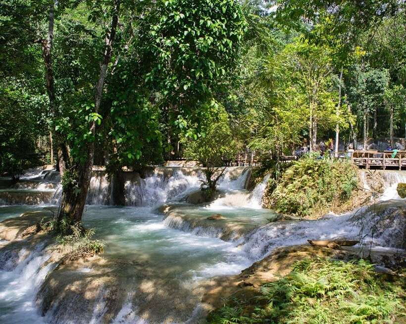 Luang Prabang Thin Pha Trail & Tad Sae Falls Trek - Leaving Luang Prabang for the Nam Khan
