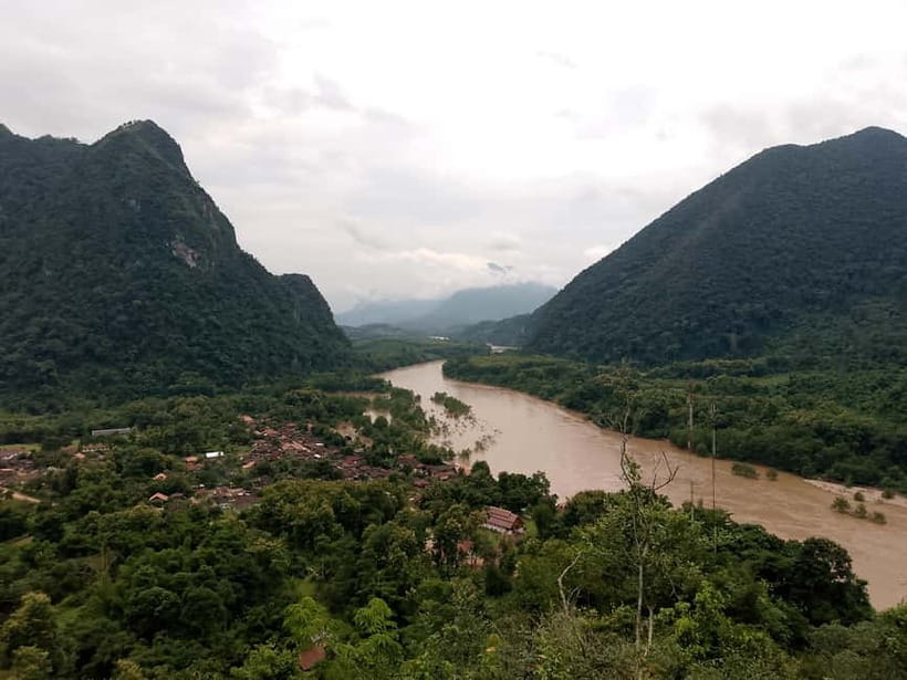 Nongkhiaw boat trip to Muang Ngoi - Tad Mok Waterfall and Sop Kong village