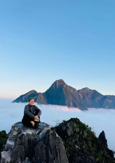 Overnight Camping At nong khiaw view point, 360 view