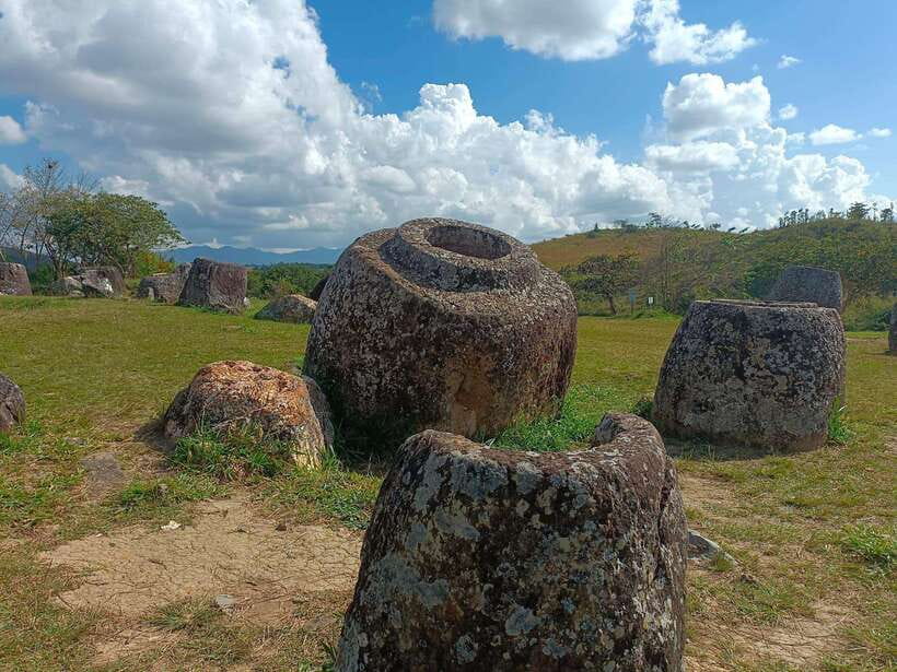 Plain of jars share group tour - Ban Napia and the spoon-making workshop