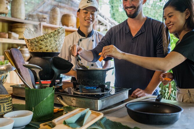 The Namkhan - Cooking Class - Eating your own food at the farm-to-table restaurant