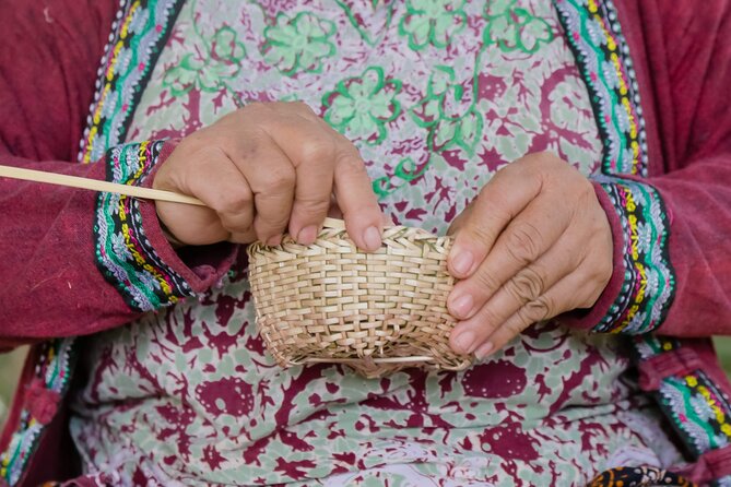 The Namkhan - Traditional Lao Bamboo Weaving - The garden walk sets the pace