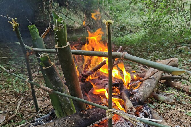 Tribal Cooking Class in Luang Prabang Forest and visit - Bamboo, stone, and fire at the forest platform