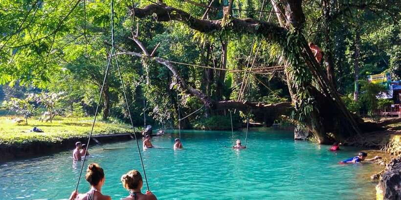 Vang Vieng: Blue Lagoon and Countryside Bike Tour with Lunch - How difficult is the cycling?