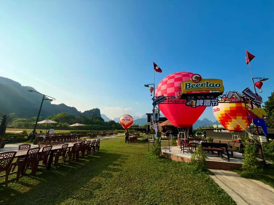 Vang Vieng: Climbing & Ballon (Departure from Vientiane) - Namxai Viewpoint and the first big view