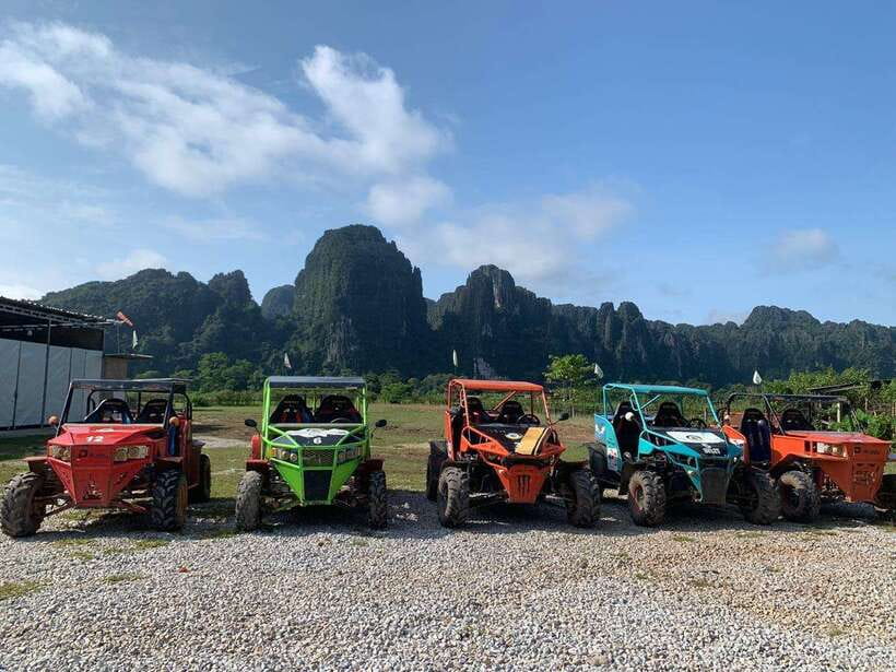 Vang Vieng: Hot Air Balloon and Go Kart Ride - Who will enjoy this day most