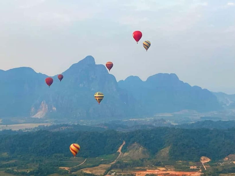 Vang Vieng: Hot Air Balloon Ride with City Hotel Pickup - Why Vang Vieng works so well from a balloon