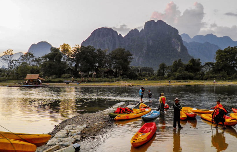 Vang Vieng: Kayaking&Water Cave&Tham Chang&Blue Lagoon 1 - Blue Lagoon 1 after the caves