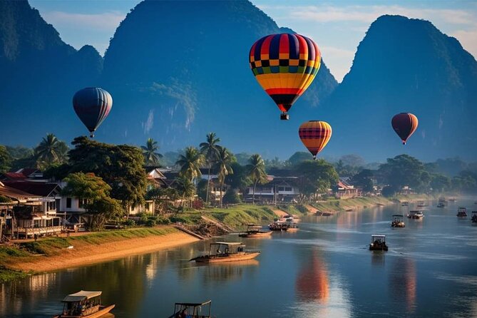 Vang Vieng Laos Hot Air Balloon Adventure Tour - Why Vang Vieng works so well from the air