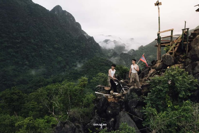 Vang Vieng: Namxay Viewpoint, Blue Lagoon 1 & Phoukham Cave - Phoukham Cave and the reclining Buddha