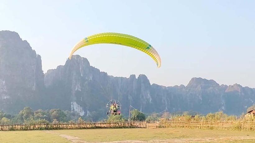 Vang Vieng: Paragliding Experience with Hotel Pickup - What your 15 minutes actually includes