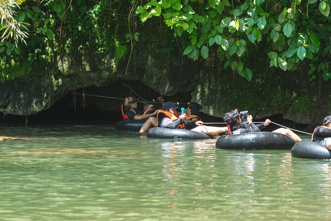 Vang Vieng Tour A Blue lagoon 3 with Caves and Zipline - Kayaking the 5-kilometer Nam Song route