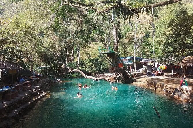 Vang Vieng Tour A Blue lagoon 3 with Caves and Zipline - Group size, timing, and physical demands
