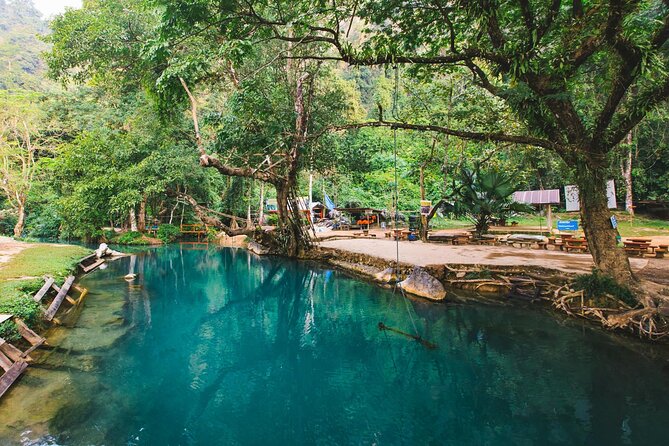 Vang Vieng Tour B - Nam Xay Viewpoint Hike & Blue Lagoon 1 Tour - Blue Lagoon 1 Brings a Cool Change of Pace