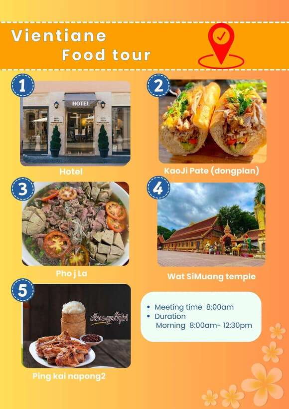 Vientiane classic Food tour ( Included Food ) - What the $78 price includes